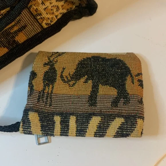 Animal Print Bag W/change Purse Approximately 12 X 12 X 5 Really Cute Used - Picture 6 of 7